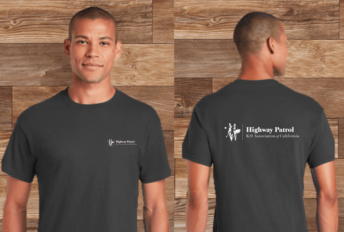 Highway Patrol K-9 Association of California - Donor Gift T-Shirt
